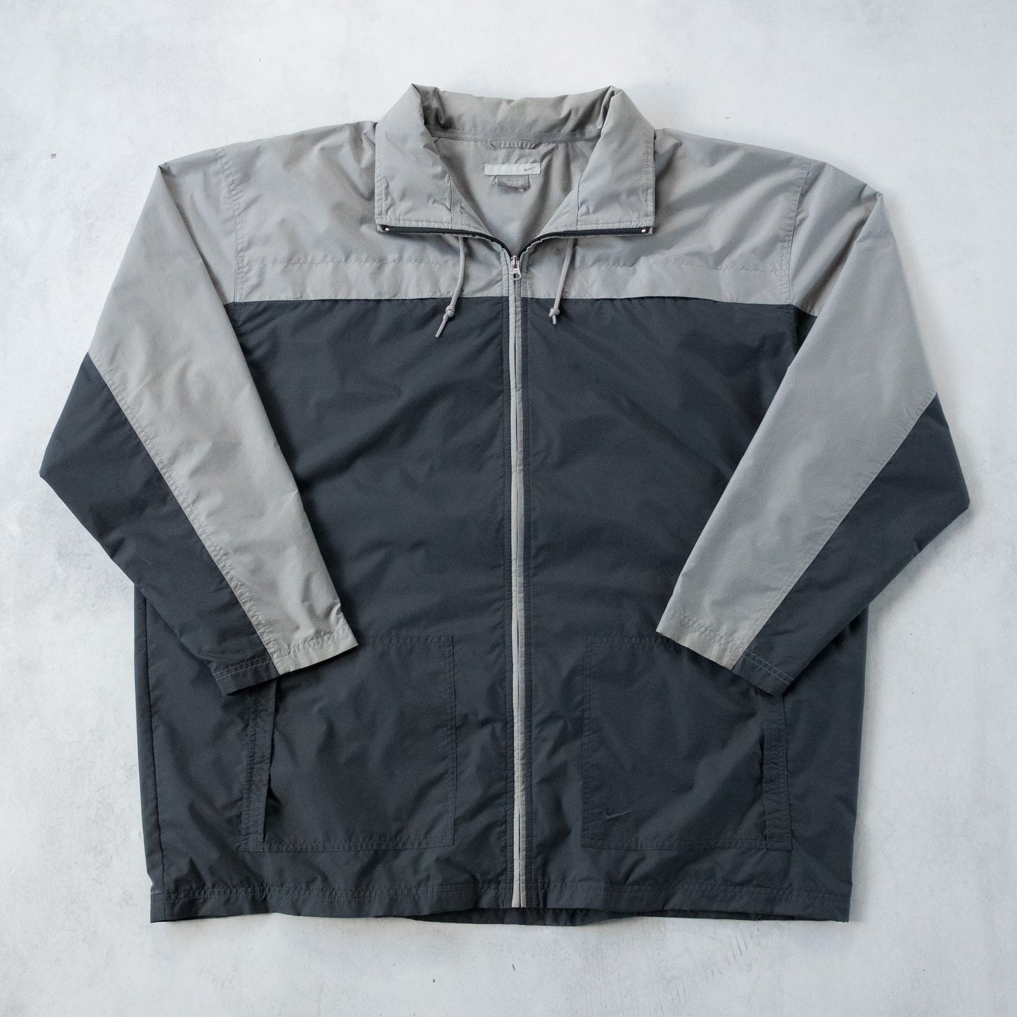Vintage 2000s Nike Two-Tone Windbreaker Jacket - XXL