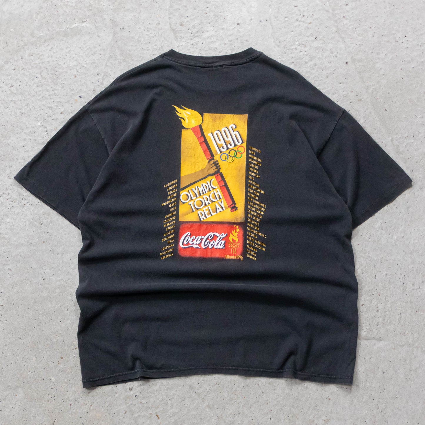 Atlanta Olympics Coca-Cola Torch Relay Tee - 1996 (XL)