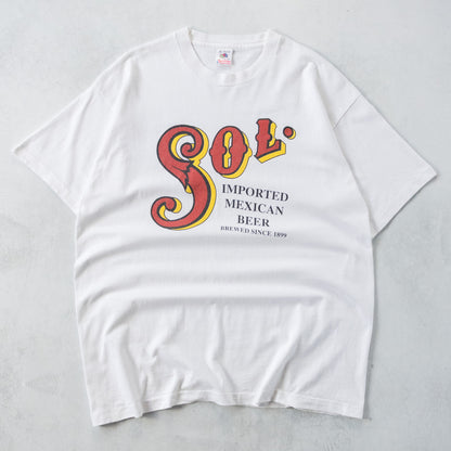 Vintage 90s Sol Mexican Beer Tee - XL