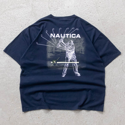 Nautica Golf Graphic Tee - 90s (XXL) - AL Vintage