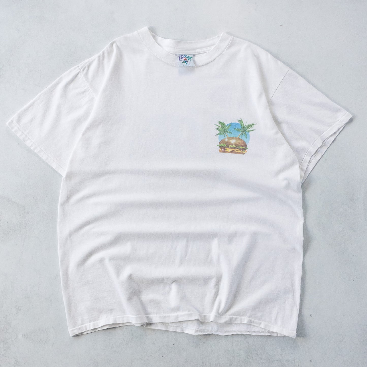 Vintage 1985 Jimmy Buffett Cheeseburger in Paradise Tee - XL