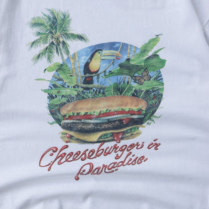 Vintage 1985 Jimmy Buffett Cheeseburger in Paradise Tee - XL