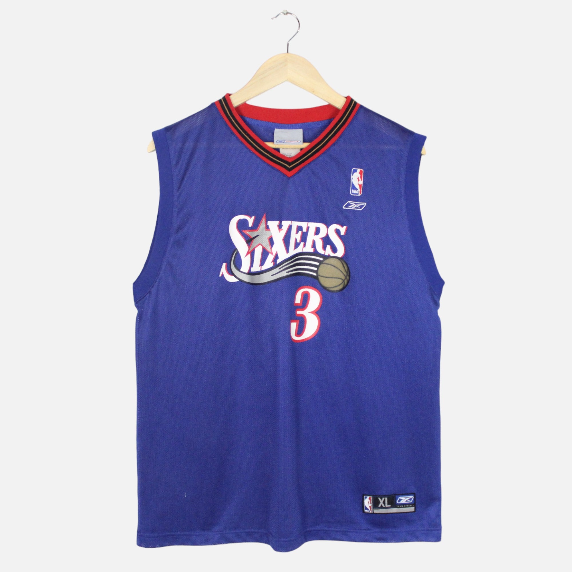 Vintage Allen Iverson Philadelphia 76ers Reebok Jersey M AL Vintage