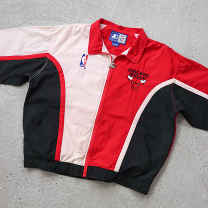 Chicago Bulls NBA Starter Colourblock Jacket - 90s (L)