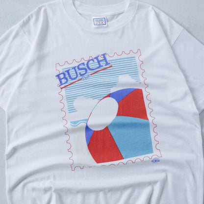 Vintage 1988 Busch Beer Tee - L