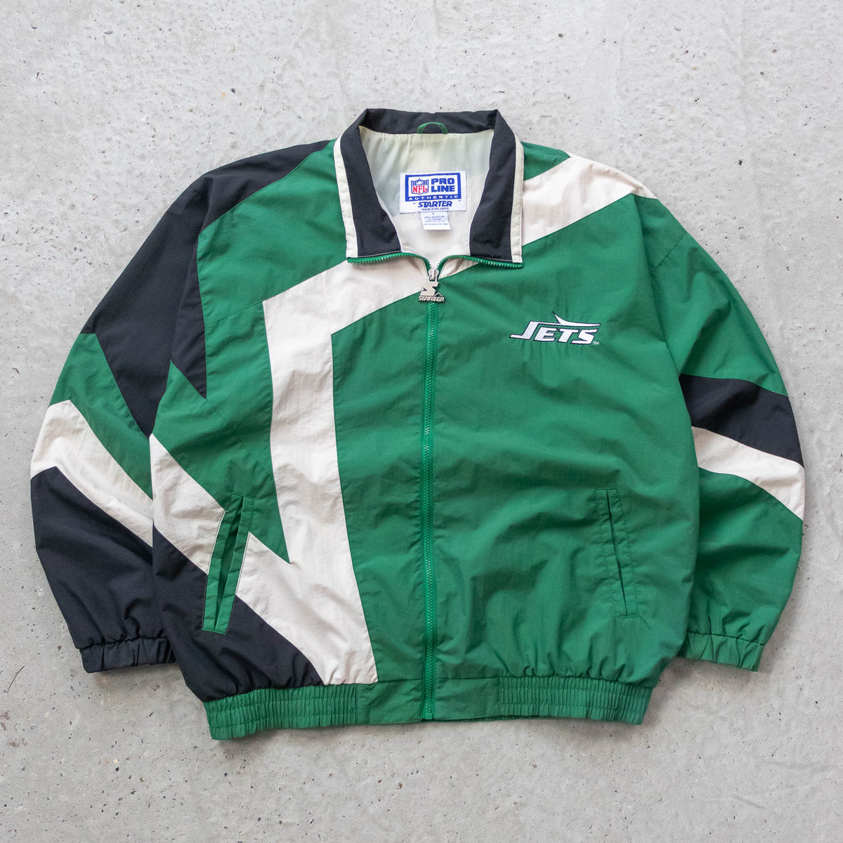 New York Jets NFL Starter Colourblock Jacket - 90s (L)