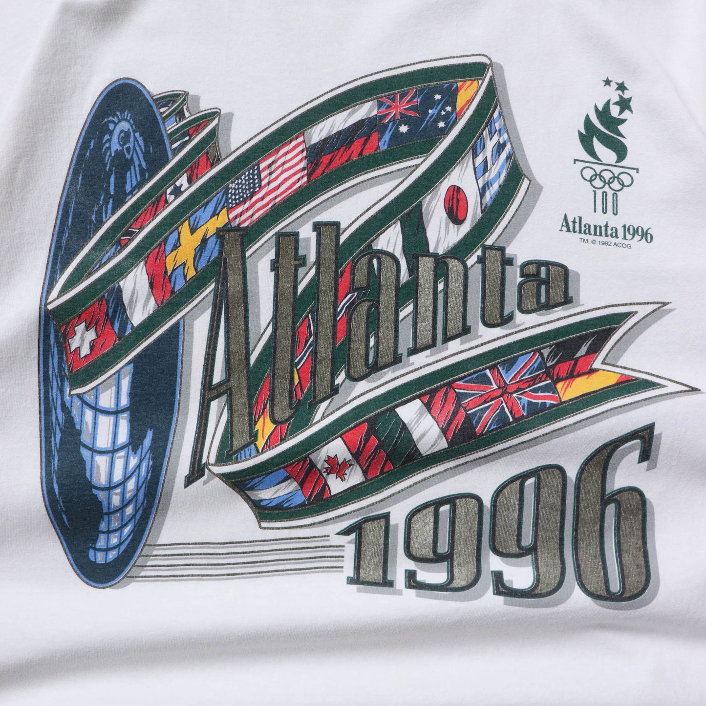 Atlanta Olympics World Flags Tee - 1996 (XL)