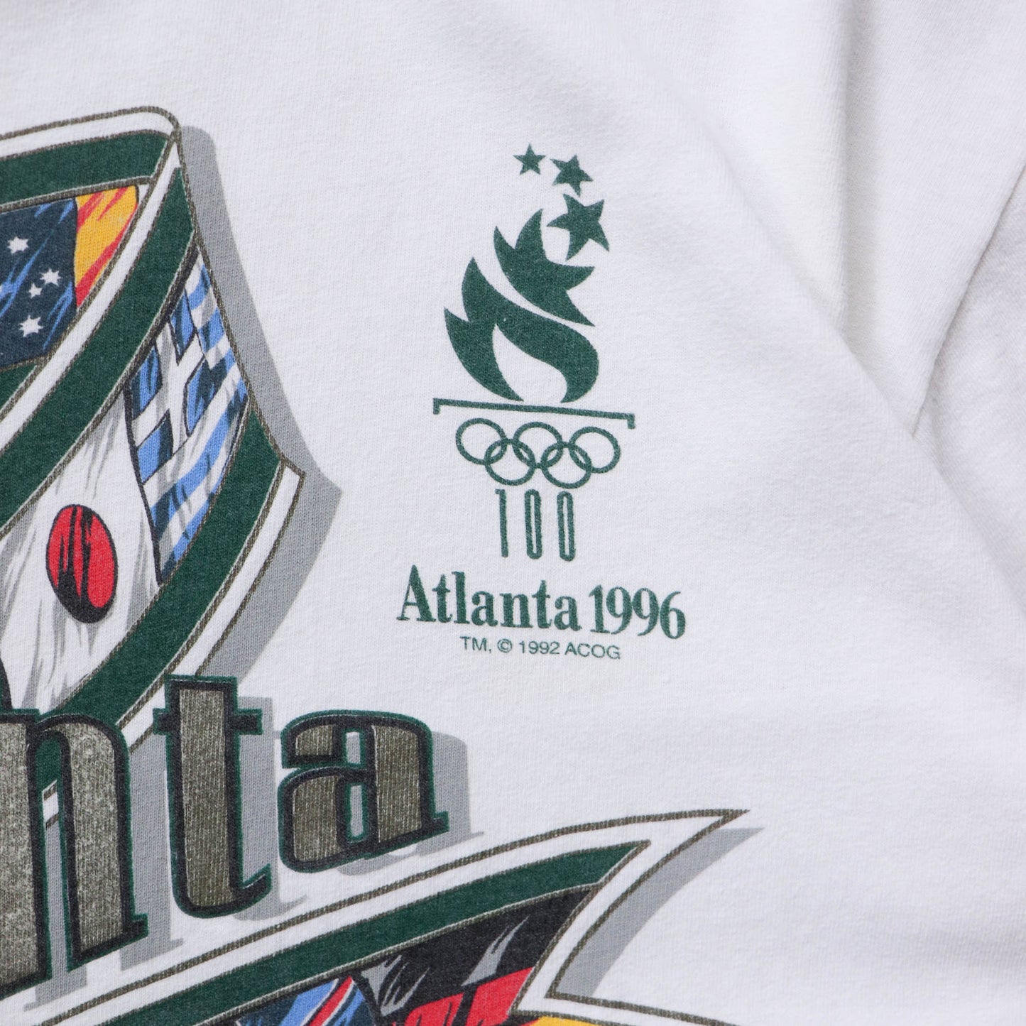 Atlanta Olympics World Flags Tee - 1996 (XL)