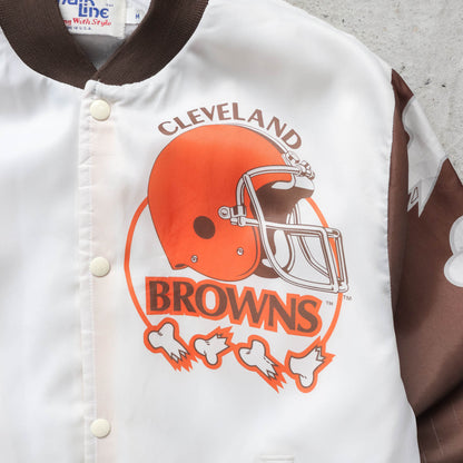 Cleveland Browns NFL Chalk Line Fanimation Jacket - 90s (M)