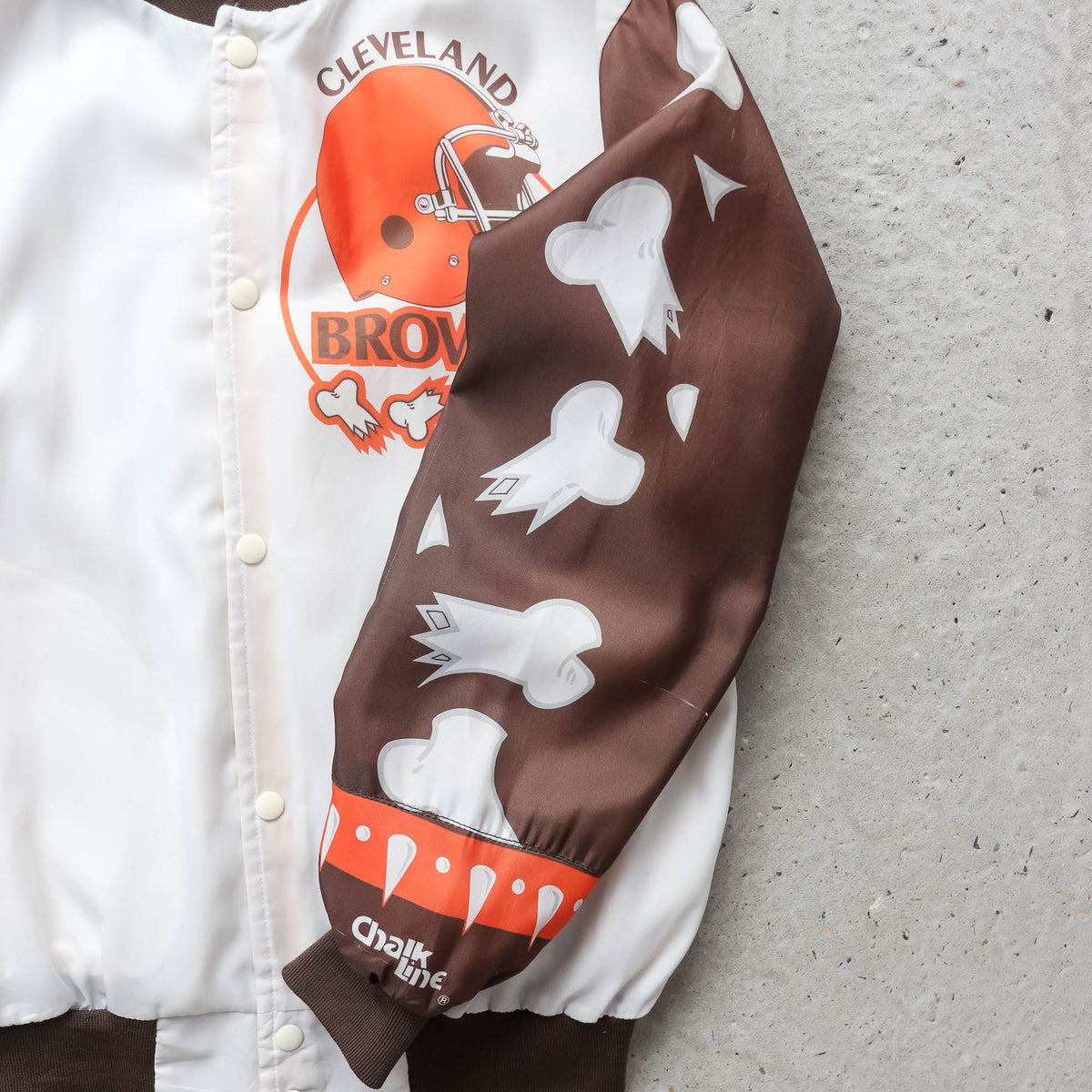 Cleveland Browns NFL Chalk Line Fanimation Jacket - 90s (M)