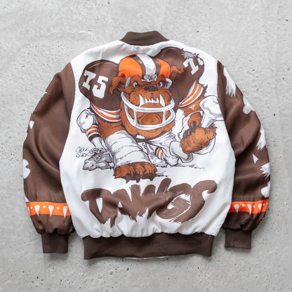 Cleveland Browns NFL Chalk Line Fanimation Jacket - 90s (M)