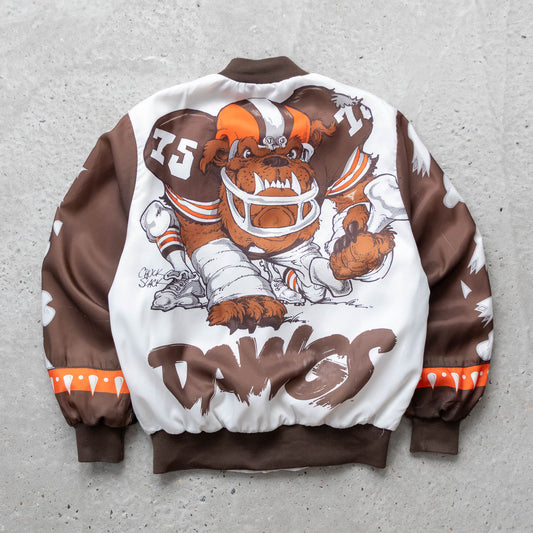 Cleveland Browns NFL Chalk Line Fanimation Jacket - 90s (M)