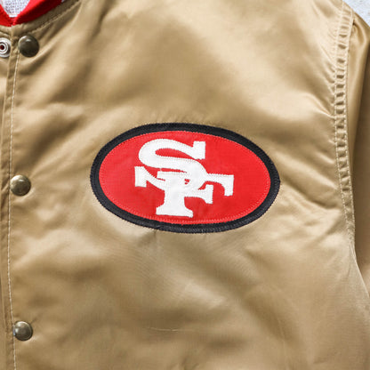 San Francisco 49ers NFL Wilson Satin Jacket – 80s (L)