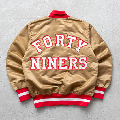 San Francisco 49ers NFL Wilson Satin Jacket – 80s (L)