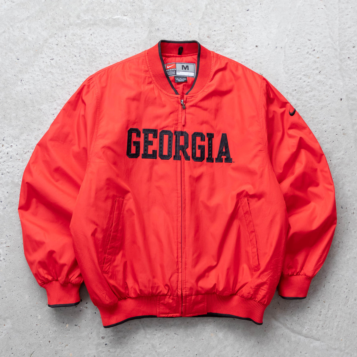 Nike Georgia Bulldogs NCAA Puffer Bomber Jacket - 2000s (M)