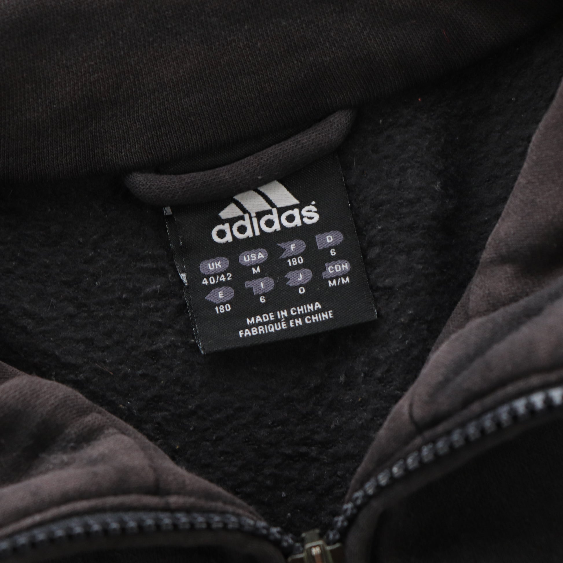 Vintage 90s Adidas 1/4 Zip Sweatshirt - M