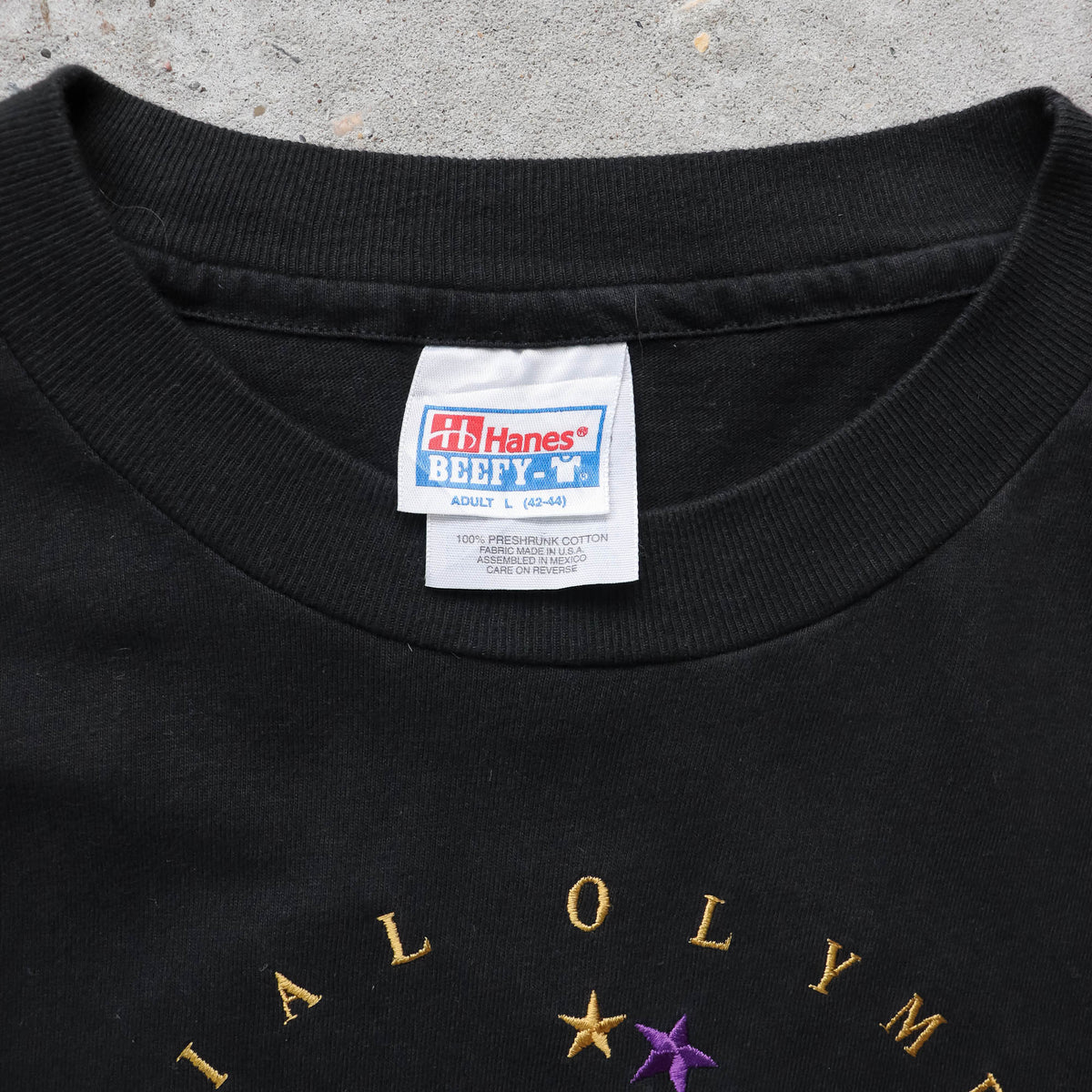 Atlanta Olympics Embroidered Logo Tee - 1996 (L)