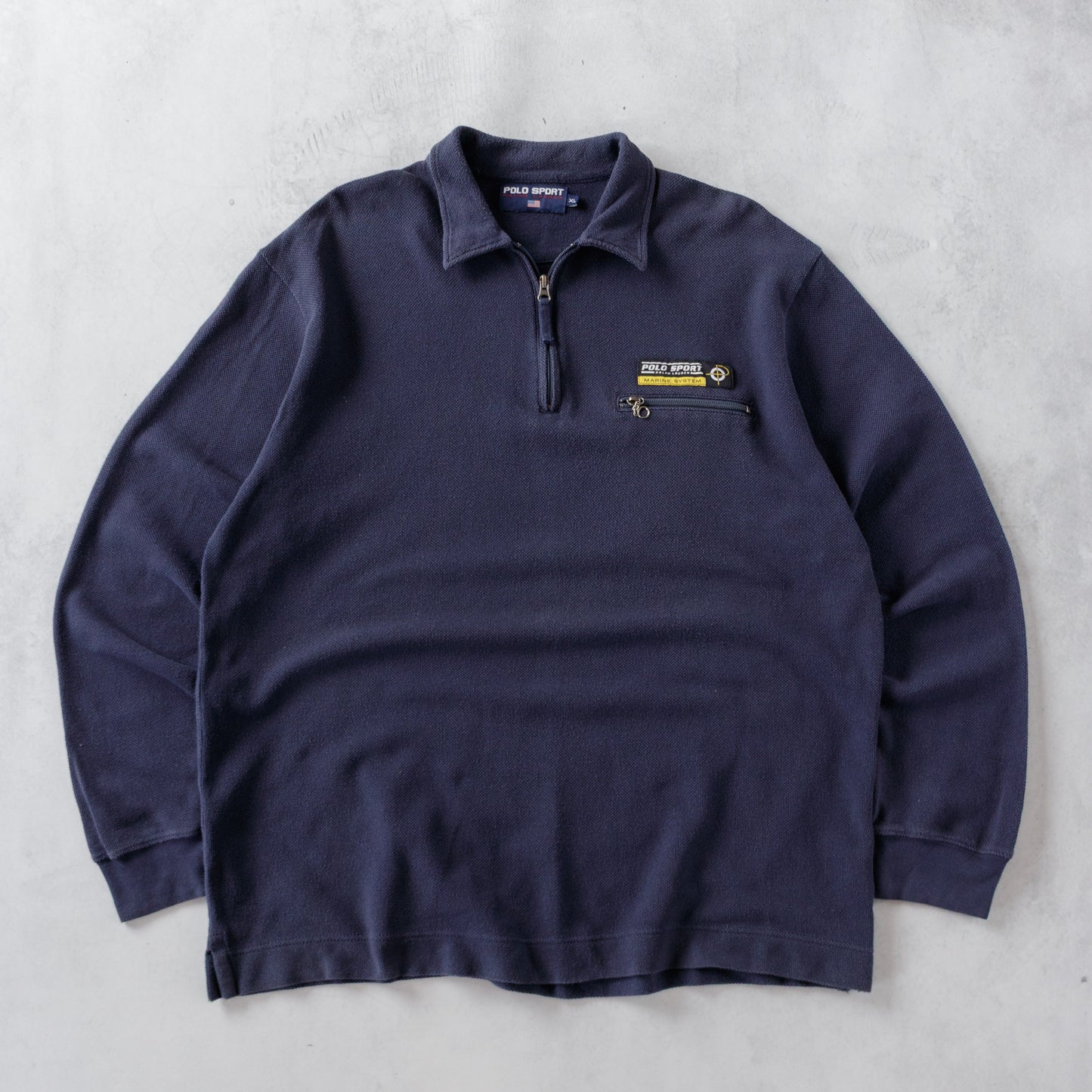 Vintage 90s Polo Sport Ralph Lauren 1/4 Zip - XL