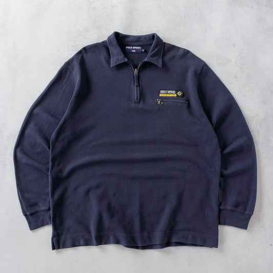 Vintage 90s Polo Sport Ralph Lauren 1/4 Zip - XL