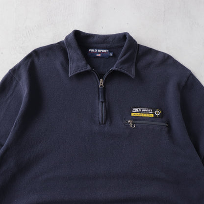 Vintage 90s Polo Sport Ralph Lauren 1/4 Zip - XL
