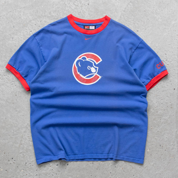 Nike Chicago Cubs MLB Ringer Tee - 2000s (L)