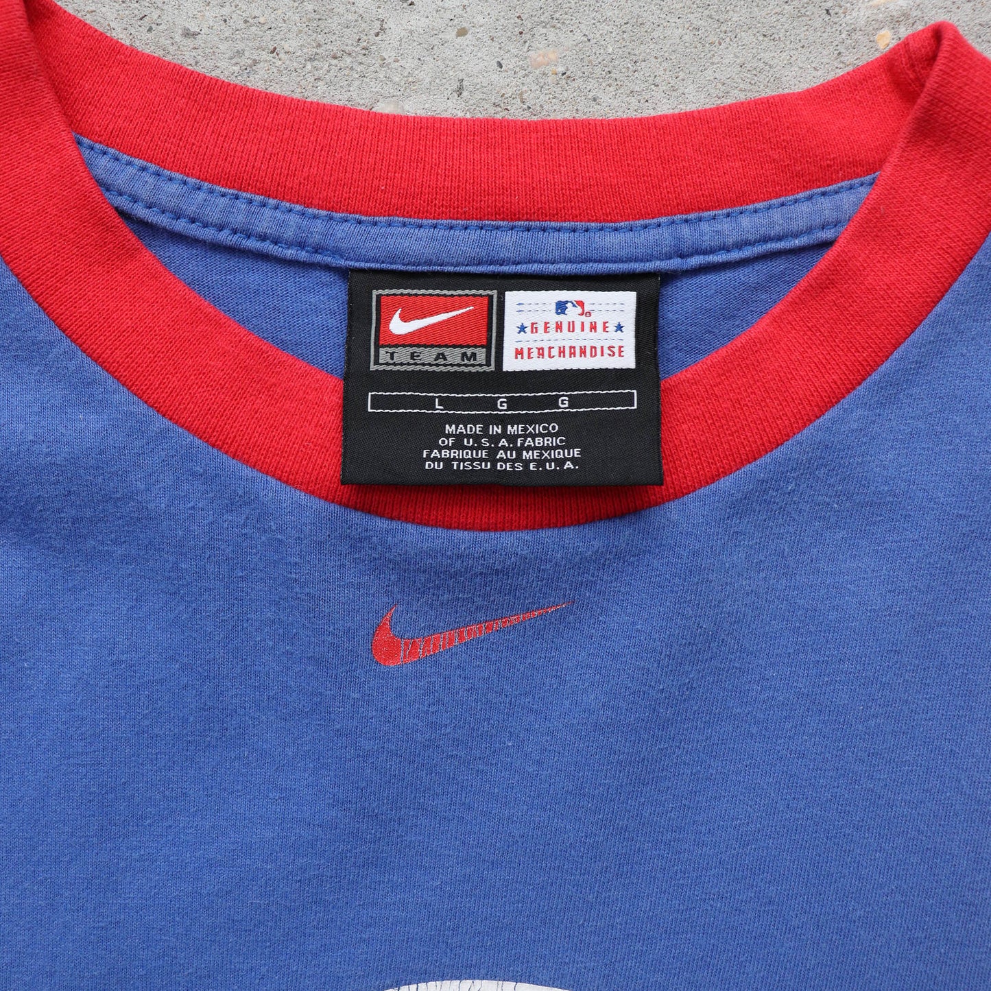 Nike Chicago Cubs MLB Ringer Tee - 2000s (L)