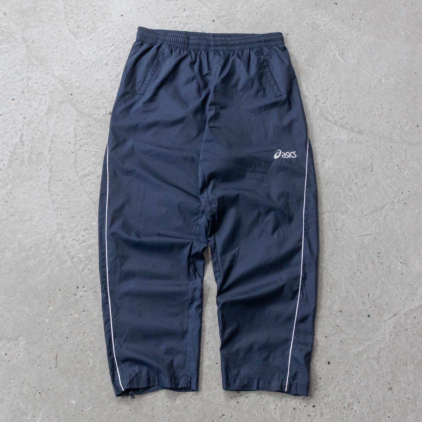 ASICS Embroidered Logo Track Pants - 90s (XL) - AL Vintage
