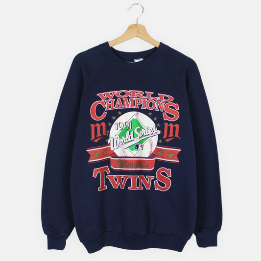 Vintage 1991 Minnesota Twins MLB Sweatshirt - L