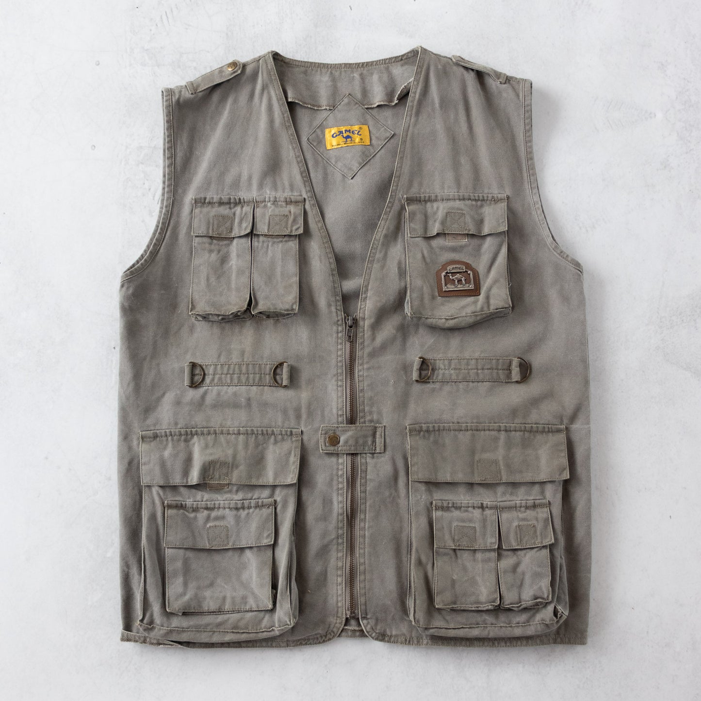 Vintage 90s Camel Cigarettes Utility Vest - M