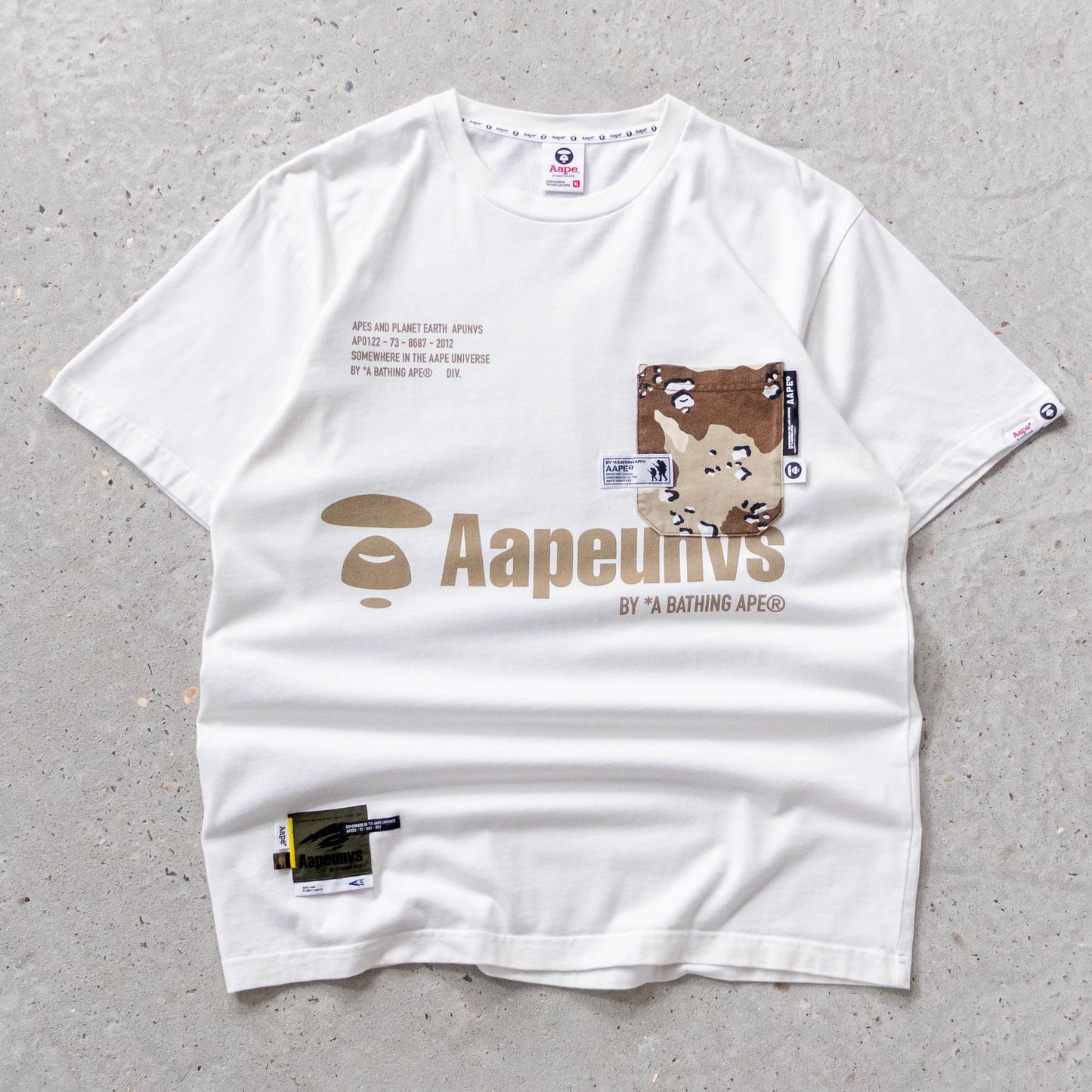 AAPE Universe Camo Pocket Tee - 2000s (XL)