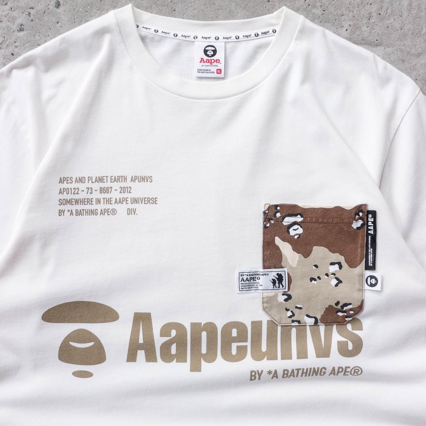 AAPE Universe Camo Pocket Tee - 2000s (XL)