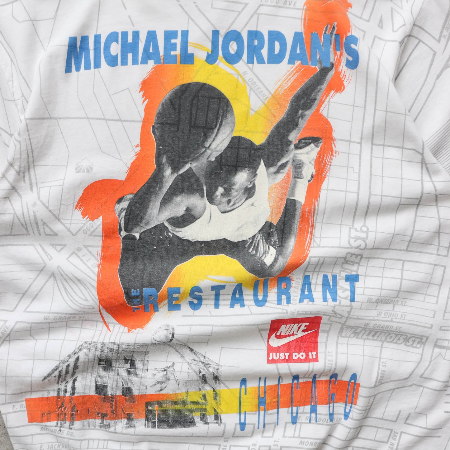 Nike Michael Jordan's Restaurant AOP Tee - 90s (L)