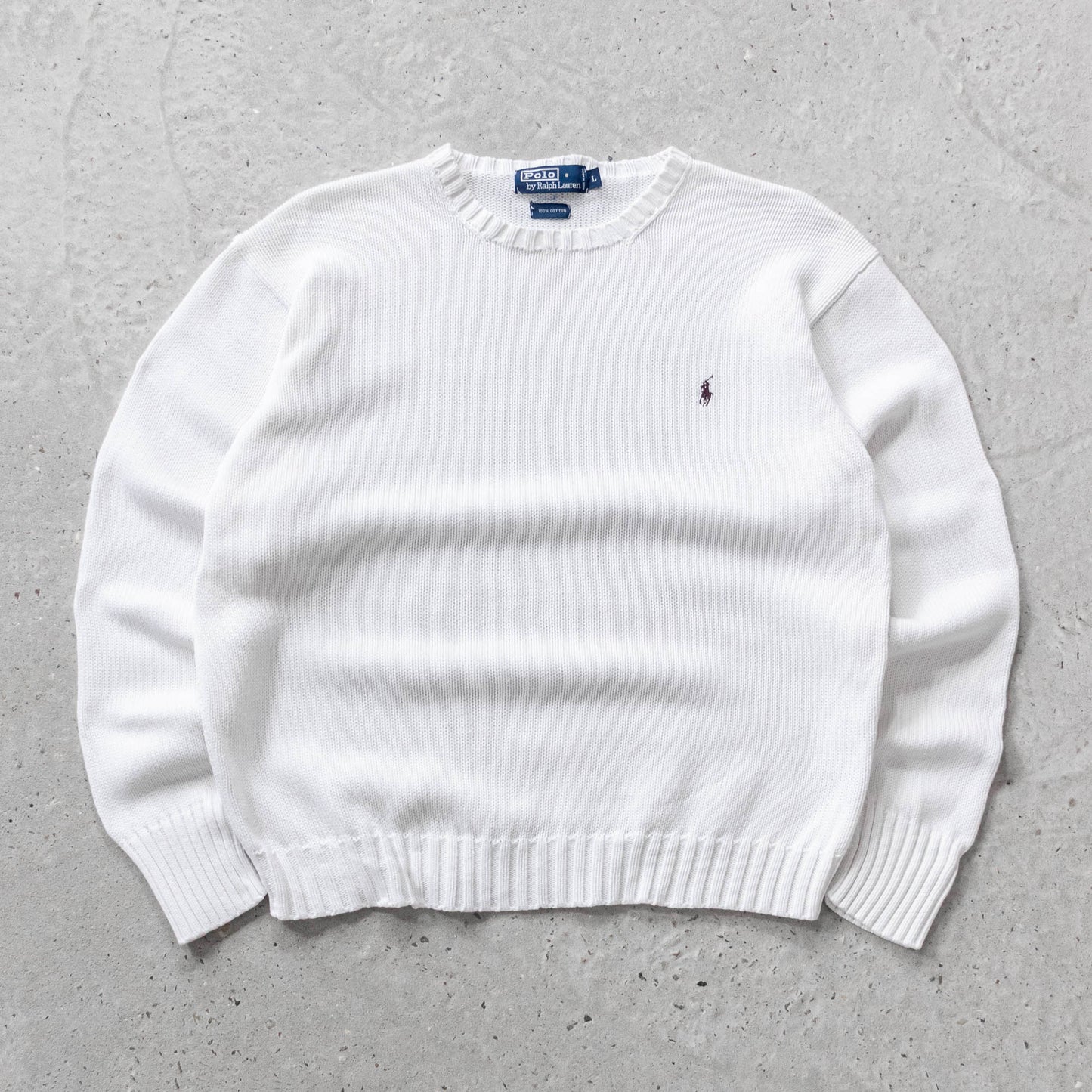 Polo Ralph Lauren Knit Sweater - 90s (L) - AL Vintage