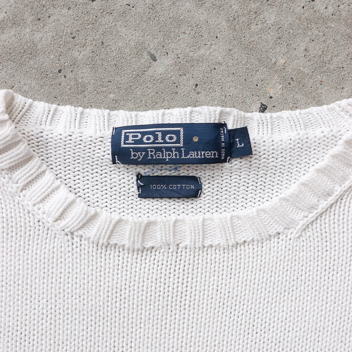 Polo Ralph Lauren Knit Sweater - 90s (L) - AL Vintage