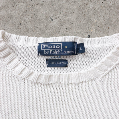 Polo Ralph Lauren Knit Sweater - 90s (L) - AL Vintage