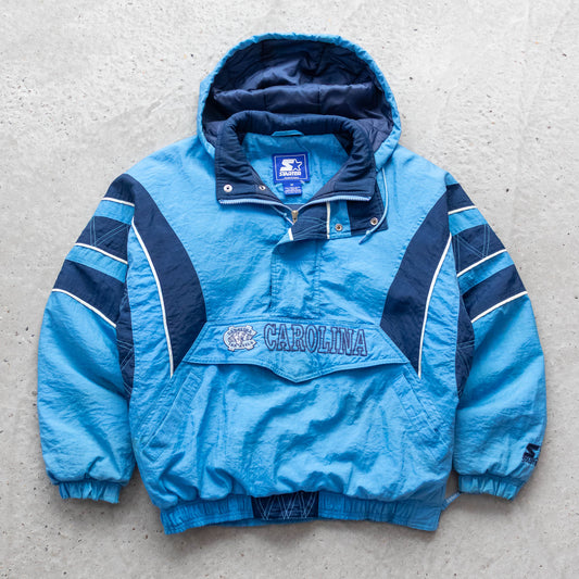 North Carolina Tarheels NCAA Starter Puffer Jacket - 90s (M)