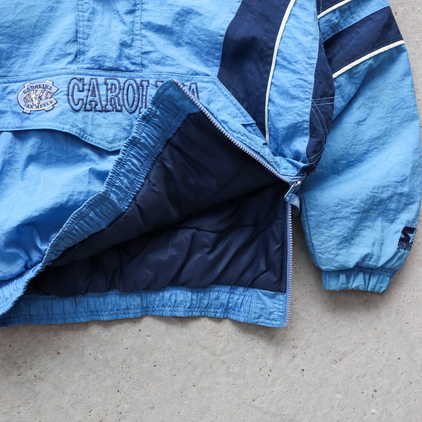 North Carolina Tarheels NCAA Starter Puffer Jacket - 90s (M)