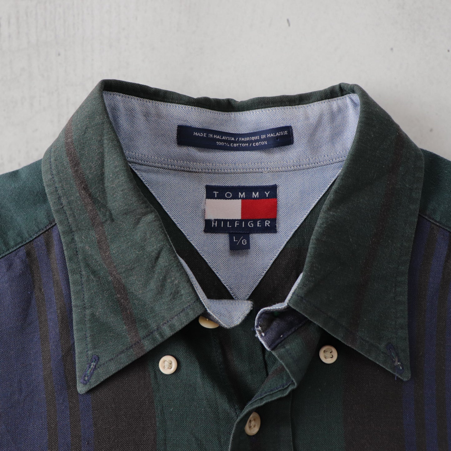 Vintage 90s Tommy Hilfiger Button Up Shirt - L