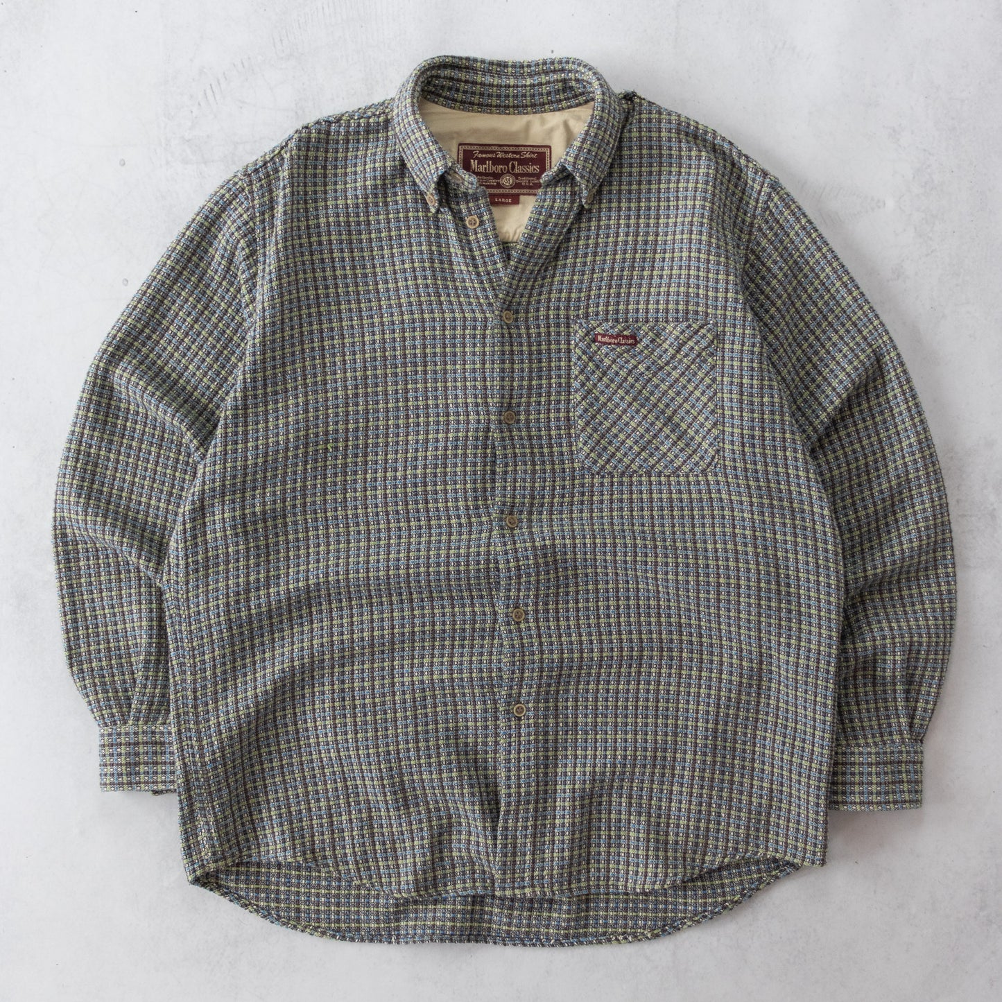 Vintage 90s Marlboro Classics Button Up Shirt - L