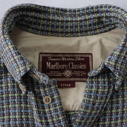 Vintage 90s Marlboro Classics Button Up Shirt - L