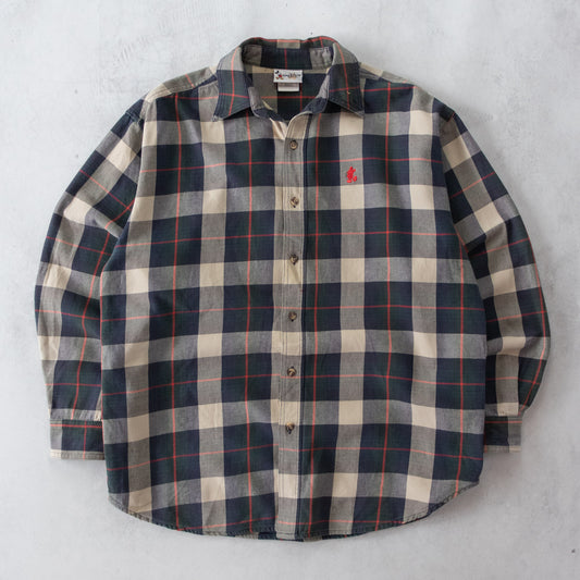 Vintage 90s Mickey Mouse Button Up Shirt - L
