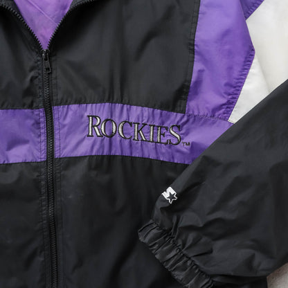 Colorado Rockies MLB Starter Windbreaker Jacket - 90s (XL)