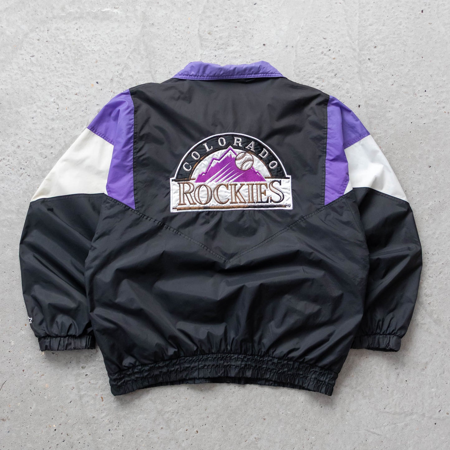 Colorado Rockies MLB Starter Windbreaker Jacket - 90s (XL)