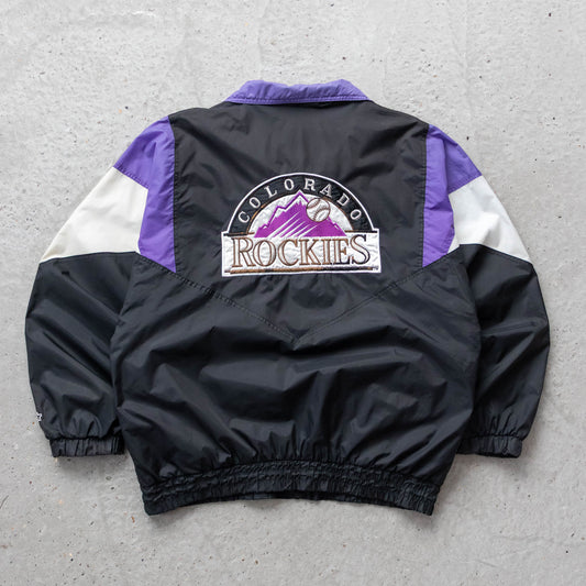 Colorado Rockies MLB Starter Windbreaker Jacket - 90s (XL)