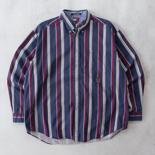 Vintage 90s Tommy Hilfiger Button Up Shirt - XL