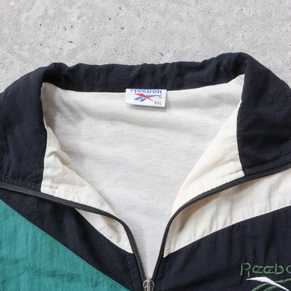 Reebok Big Logo Windbreaker Jacket - 90s (XL)