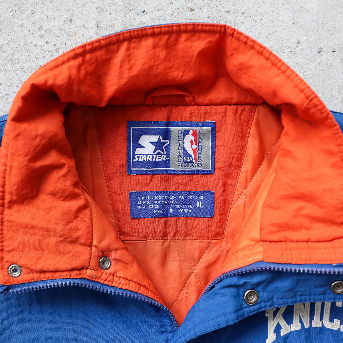 New York Knicks NBA Starter Puffer Jacket - 90s (XL)
