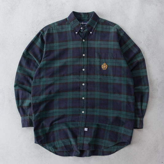 Vintage 90s Polo Ralph Lauren Button Up Shirt - M