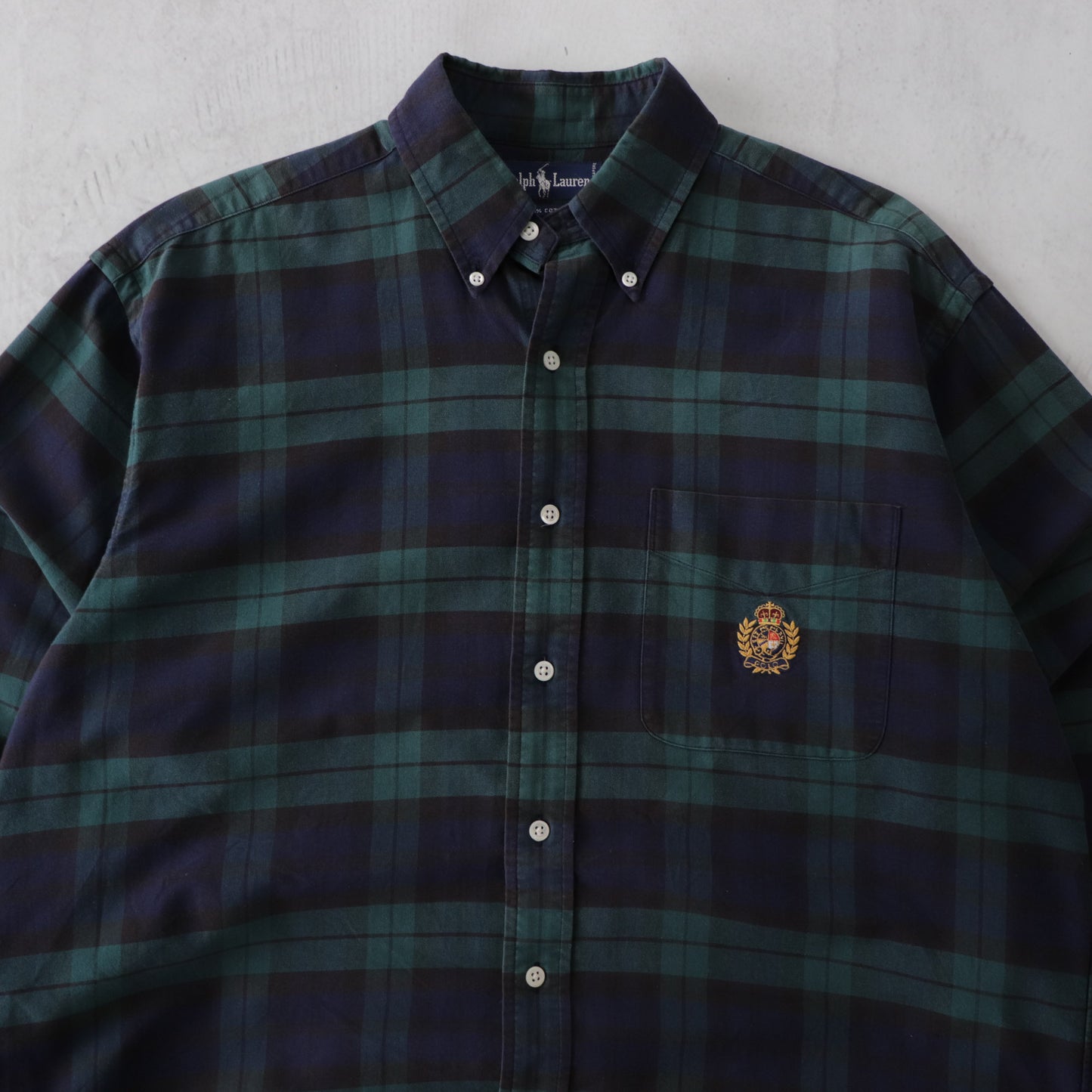 Vintage 90s Polo Ralph Lauren Button Up Shirt - M