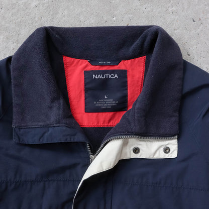 Nautica Spellout Fleece Lined Jacket - 2000s (L)
